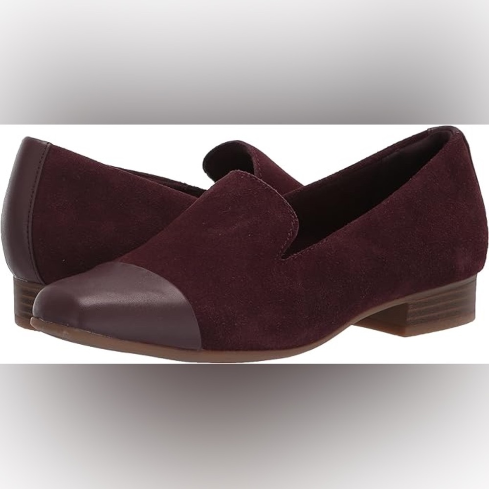 Clark’s Tilmont Burgundy Loafers